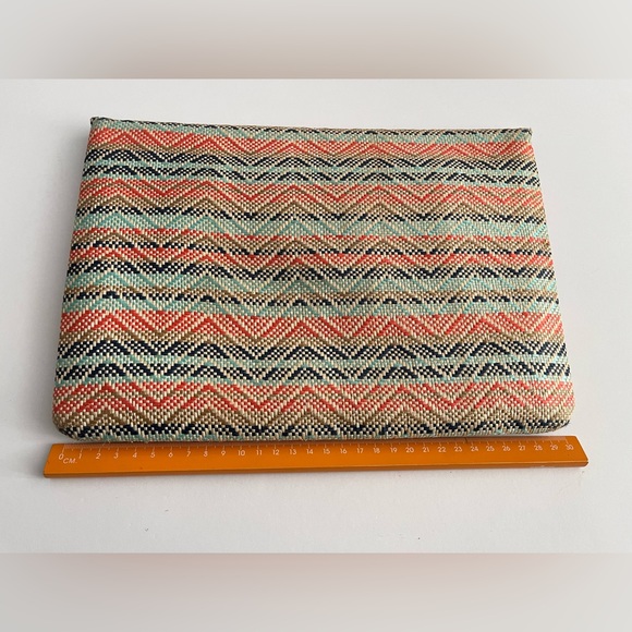 Kookai Multi Coloured Women’s Clutch Purse Bag Pre Owned Stain On Corner - Picture 9 of 15